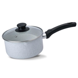 Dashiang碳鋼單把奶鍋含玻璃蓋