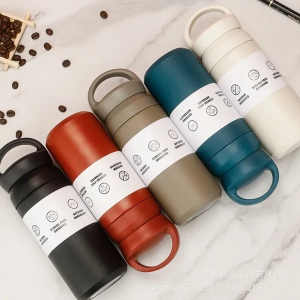 日系簡約提把保溫杯-304內膽企業贈品