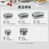 掌廚透明密封上蓋不鏽鋼便當盒