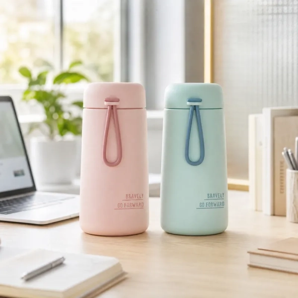 韓系簡約迷你保溫杯-270ml客製化企業贈品