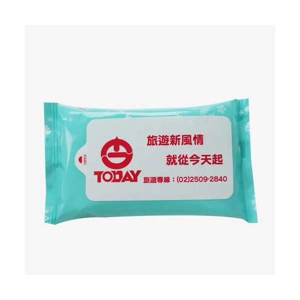 窄版廣告濕紙巾10抽-展覽活動門市來店禮
